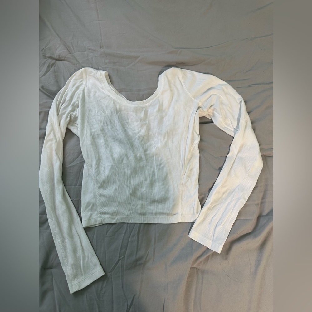 Lululemon Open Back Long Sleeve